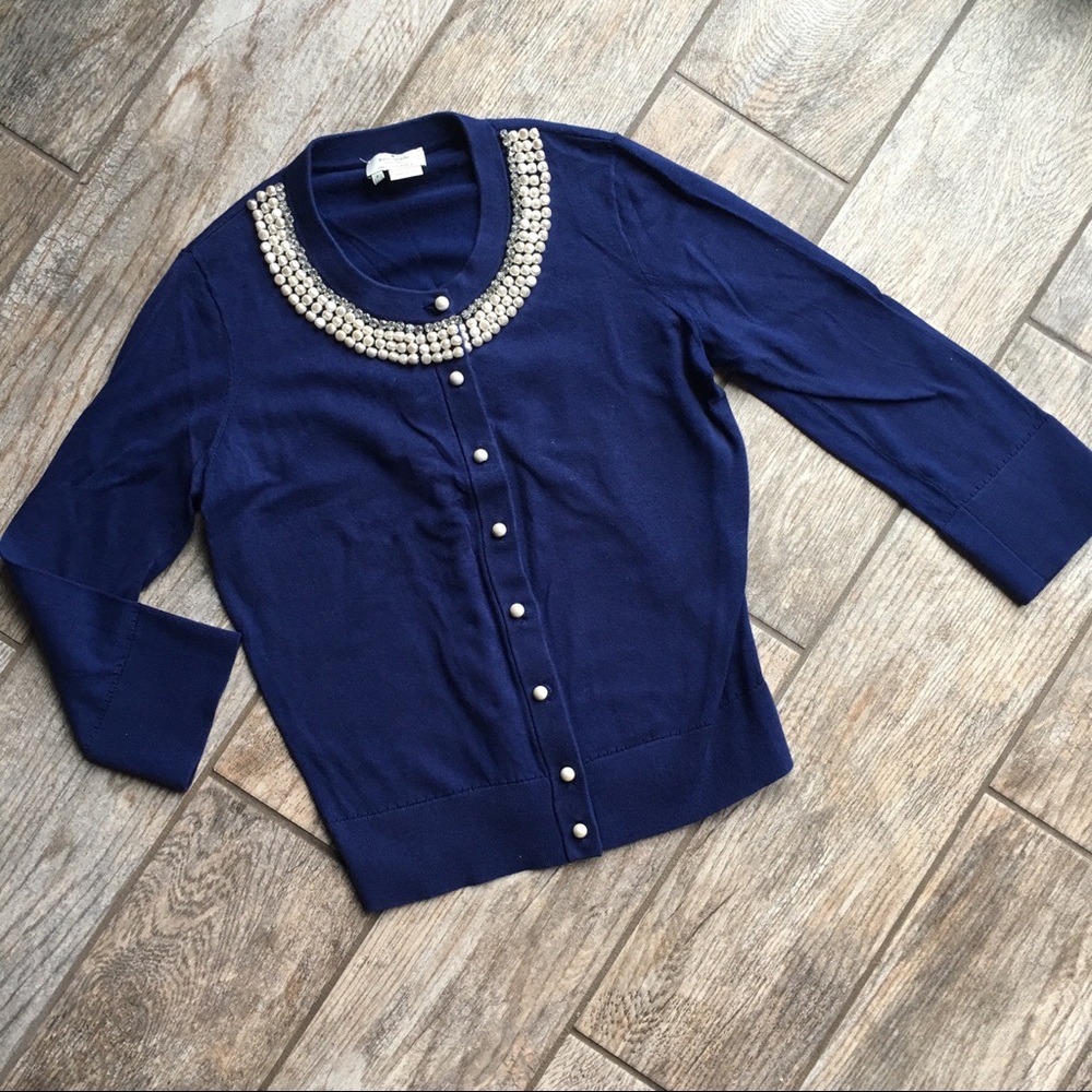 Kate Spade | Pearl Bibbed Cardigan